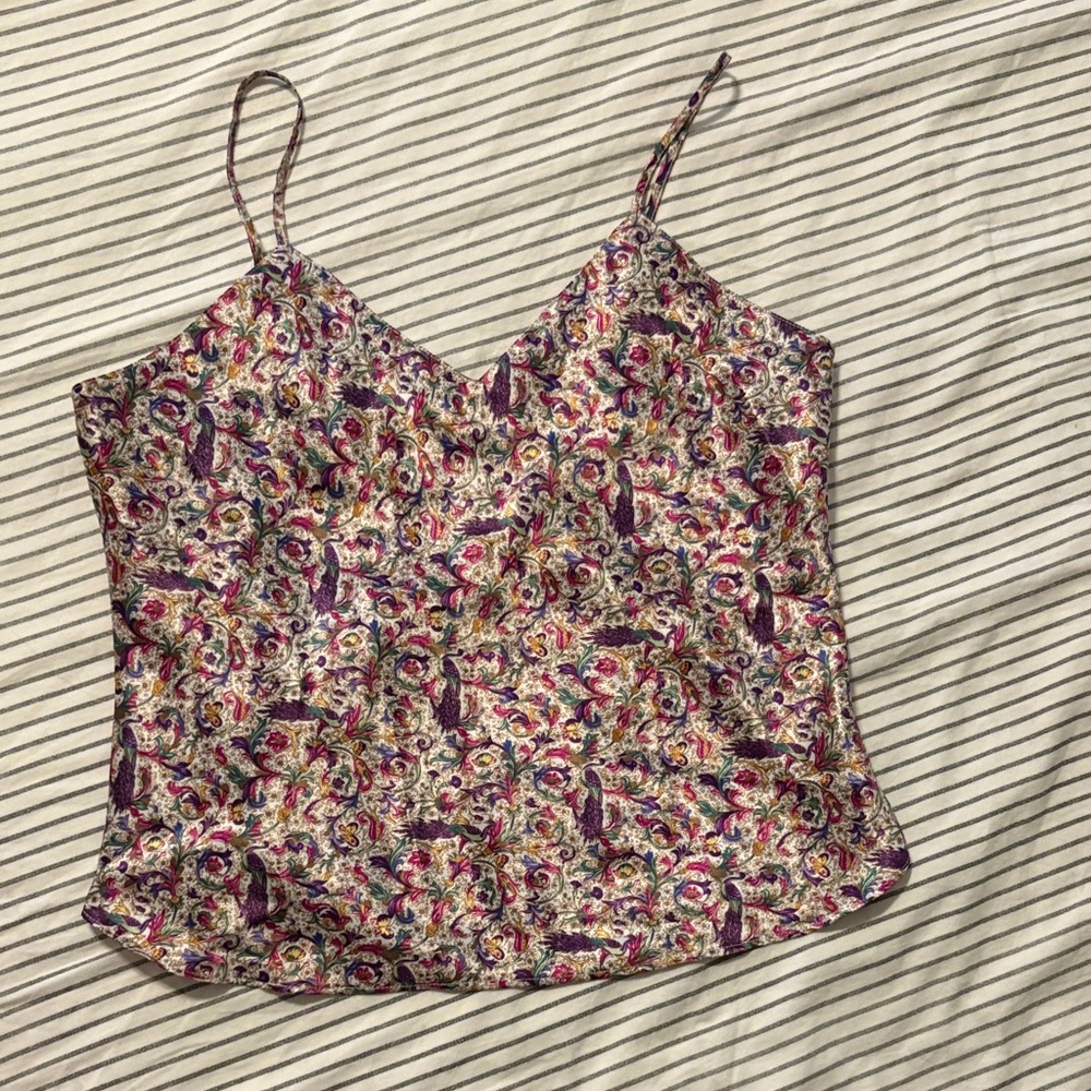 Elegant Multicolor Floral Camisole